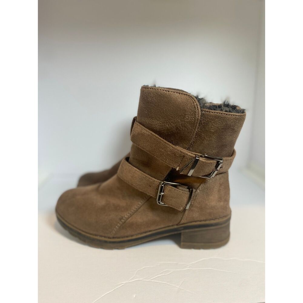 Comfort by Alexis Bendel Boots Women's Size 9 Brown Suede Casual